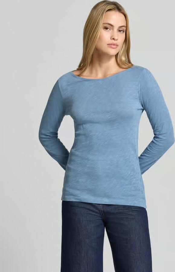 Marc O'Polo regular fit shirt met lange mouwen van puur katoen - Foto 3