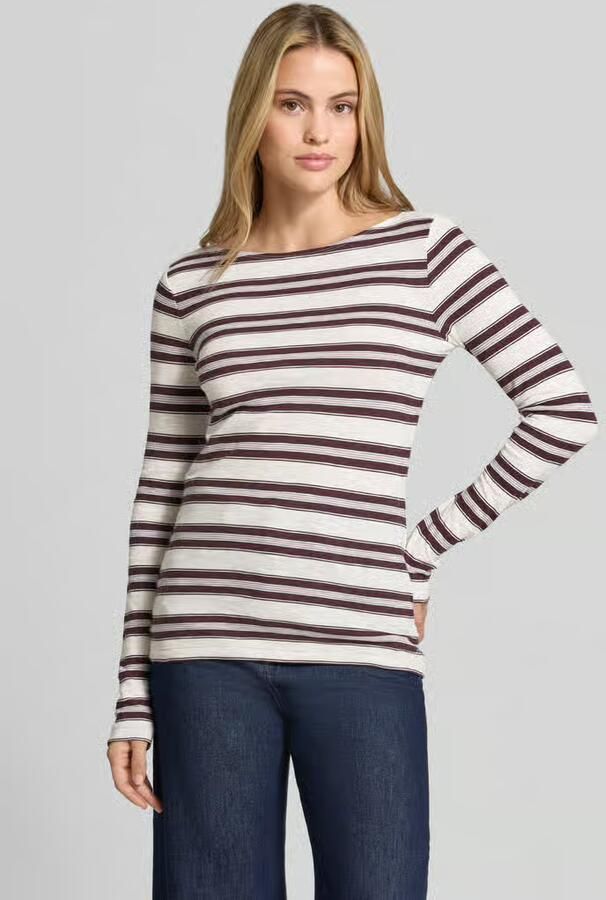 Marc O'Polo regular fit shirt met lange mouwen van puur katoen - Foto 3