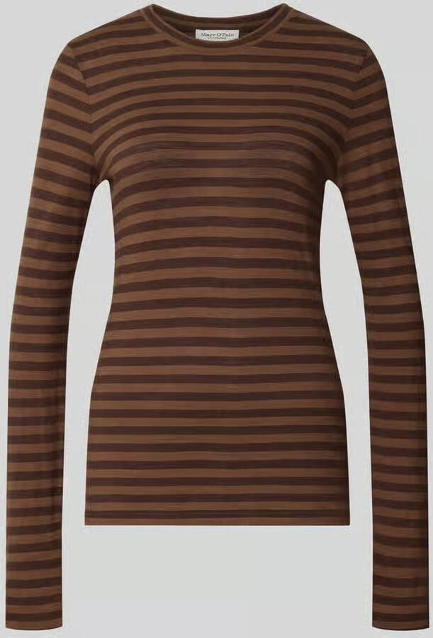 Marc O'Polo Regular fit shirt met lange mouwen van puur katoen