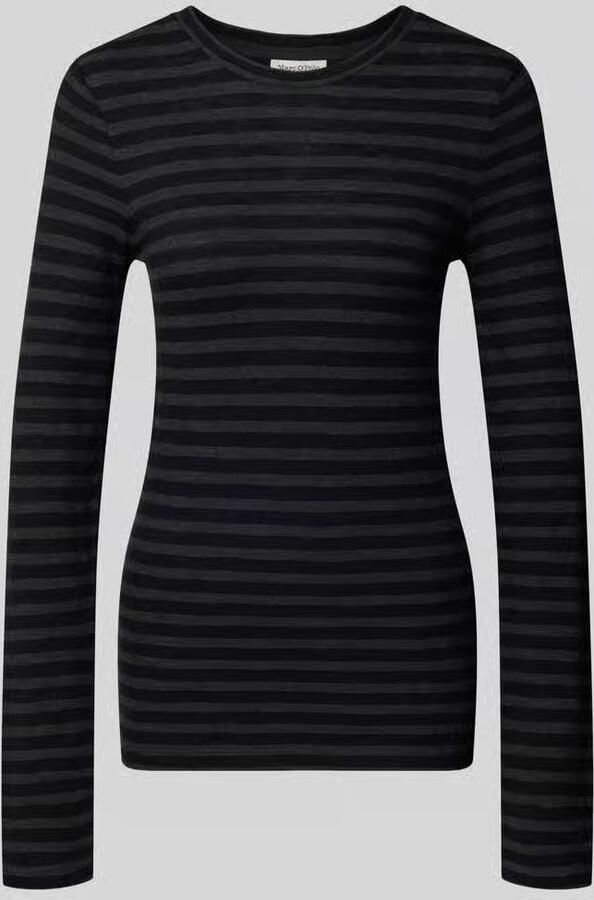 Marc O'Polo Regular fit shirt met lange mouwen van puur katoen