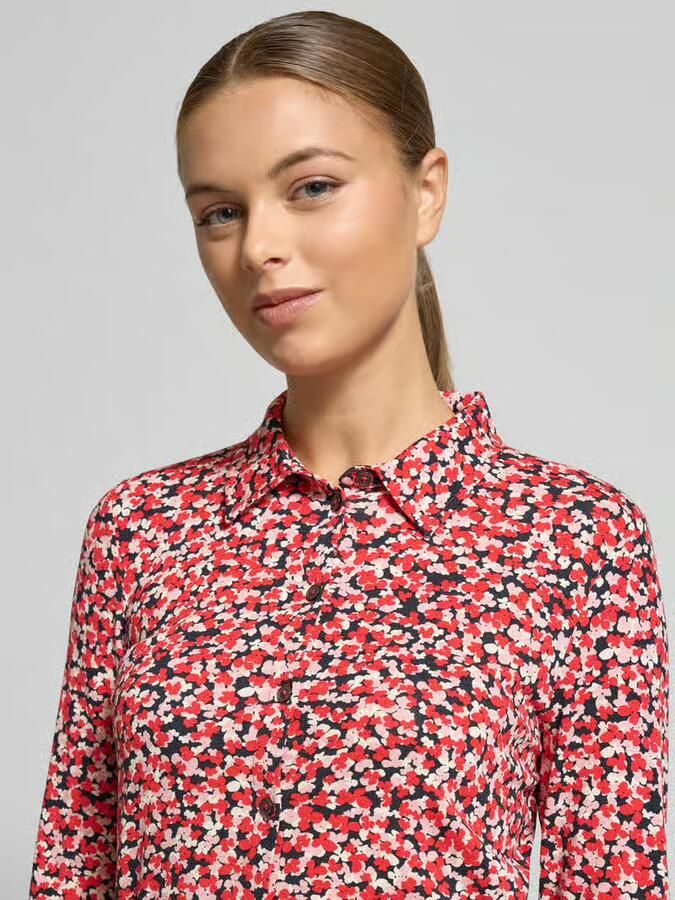 Marc O'Polo Regular fit shirt met lange mouwen van viscosemix - Foto 2