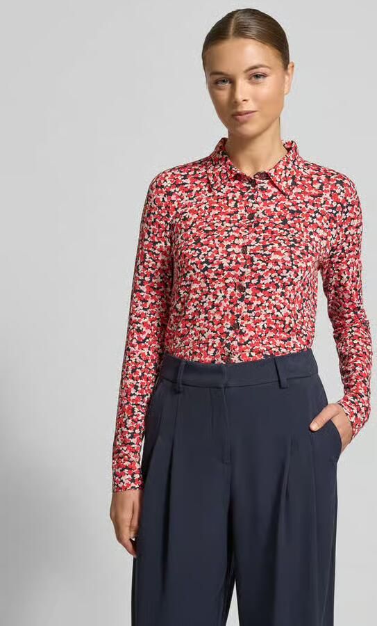 Marc O'Polo Regular fit shirt met lange mouwen van viscosemix - Foto 4