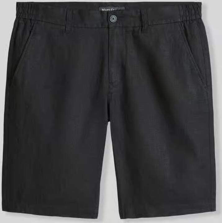Marc O'Polo regular fit short van puur linnen model 'RESO JOGGER' - Foto 2