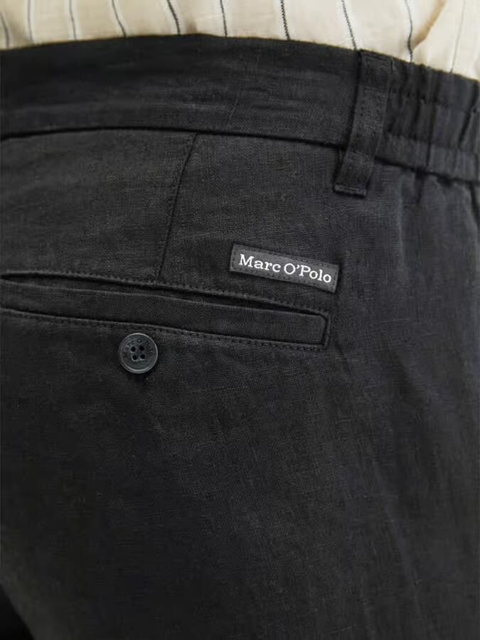 Marc O'Polo regular fit short van puur linnen model 'RESO JOGGER'