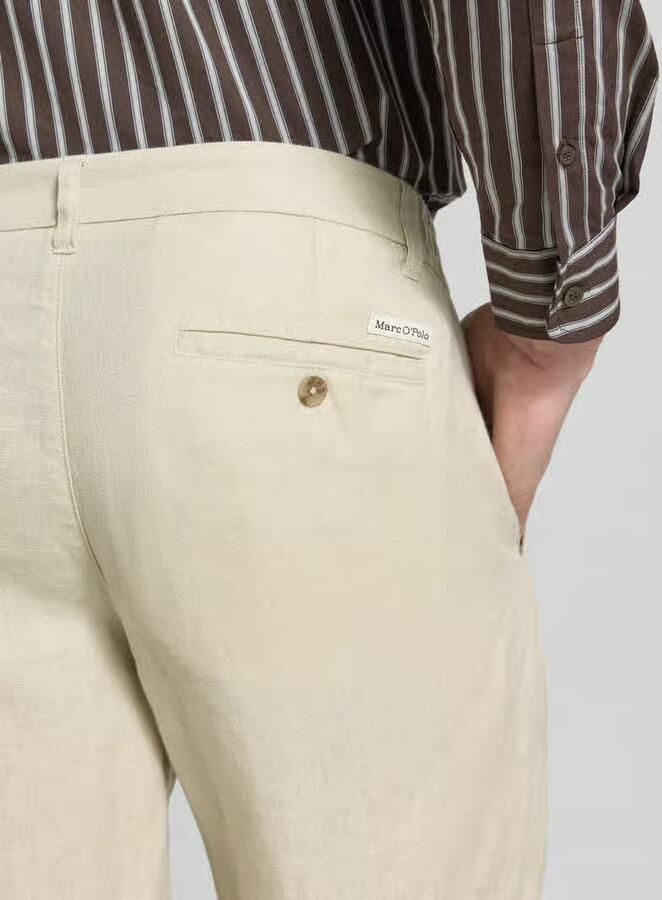 Marc O'Polo regular fit short van puur linnen model 'RESO JOGGER'