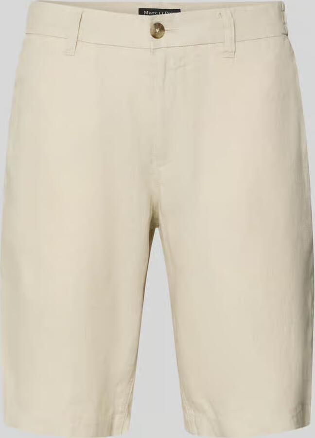 Marc O'Polo regular fit short van puur linnen model 'RESO JOGGER' - Foto 2