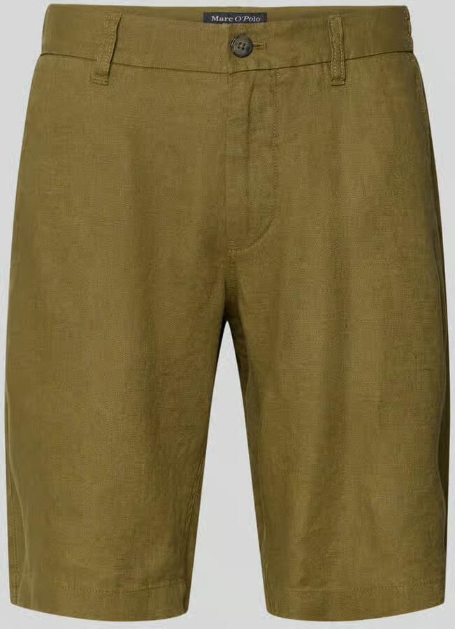 Marc O'Polo regular fit short van puur linnen model 'RESO JOGGER' - Foto 2