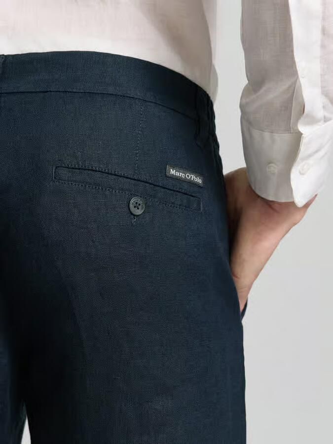 Marc O'Polo regular fit short van puur linnen model 'RESO JOGGER'