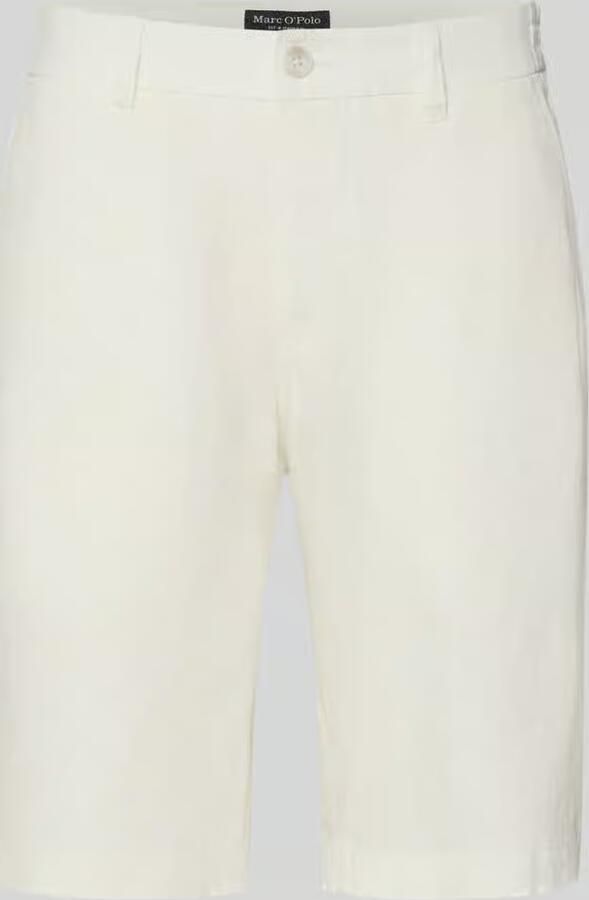 Marc O'Polo regular fit short van puur linnen model 'RESO JOGGER' - Foto 2