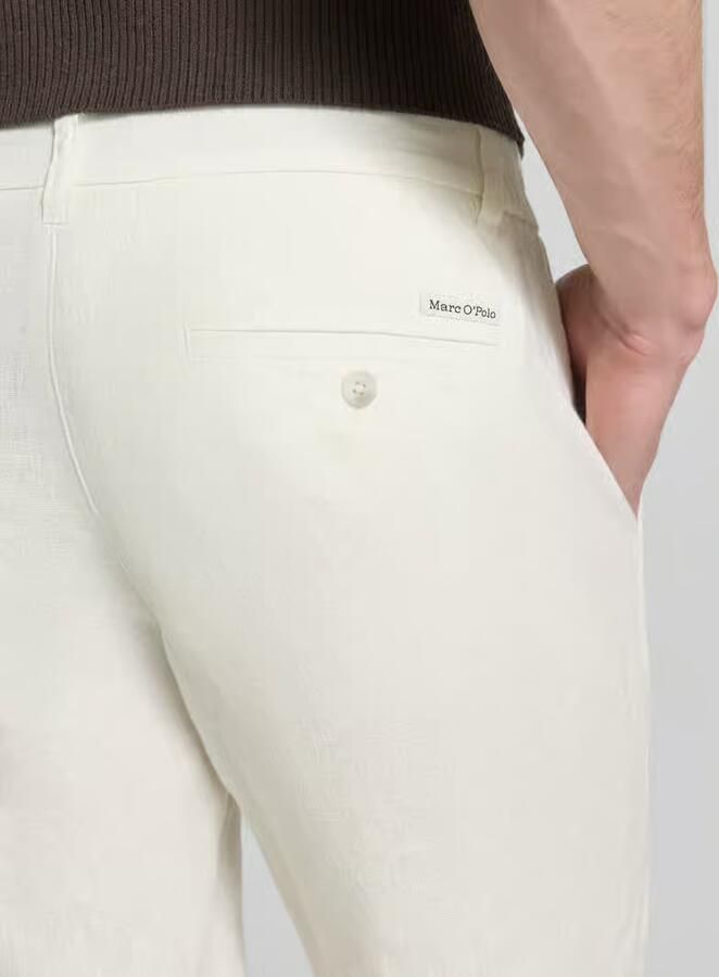 Marc O'Polo regular fit short van puur linnen model 'RESO JOGGER'