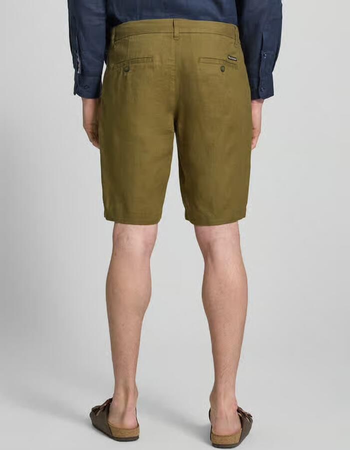 Marc O'Polo regular fit short van puur linnen model 'RESO JOGGER'