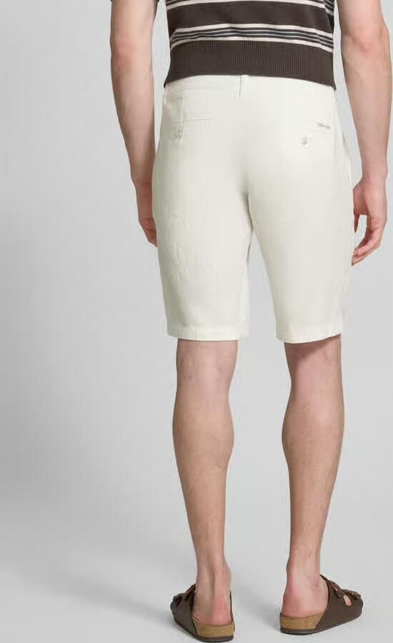 Marc O'Polo regular fit short van puur linnen model 'RESO JOGGER' - Foto 3