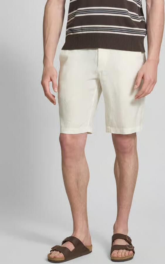 Marc O'Polo regular fit short van puur linnen model 'RESO JOGGER' - Foto 2