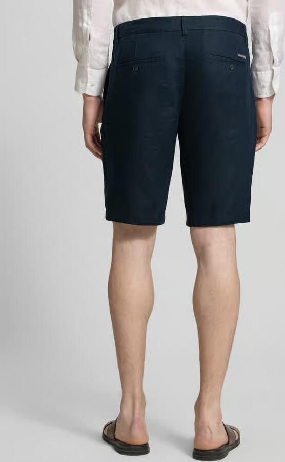 Marc O'Polo regular fit short van puur linnen model 'RESO JOGGER' - Foto 3