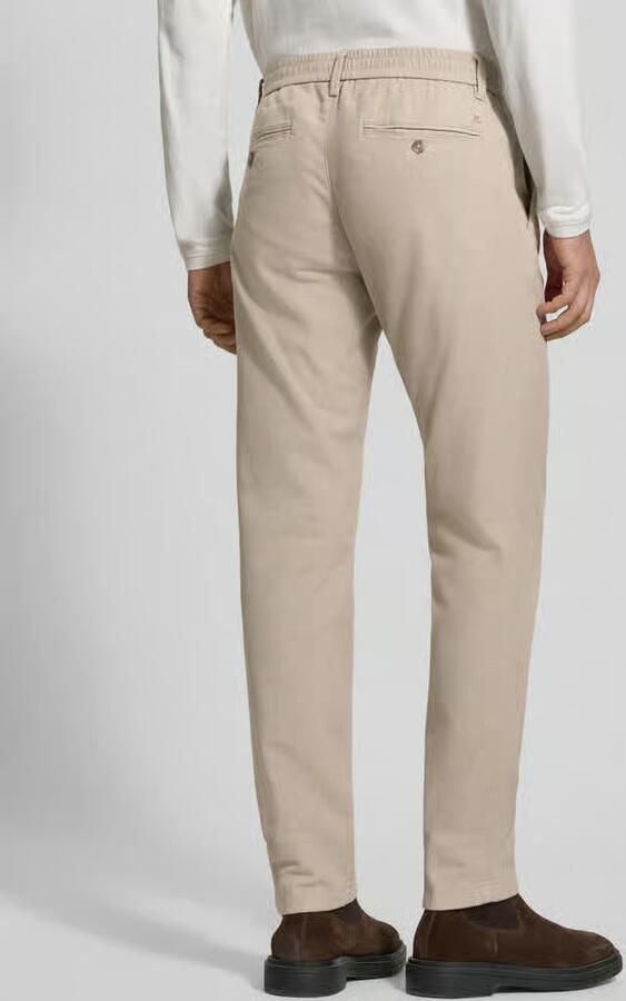 Marc O'Polo Regular fit smalle broek van katoenmix model 'Stig Jogger' - Foto 2