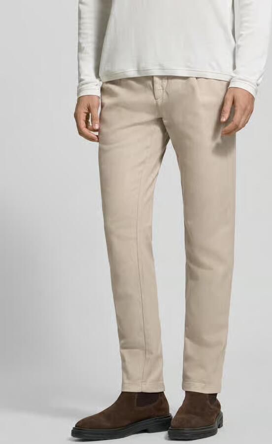 Marc O'Polo Regular fit smalle broek van katoenmix model 'Stig Jogger' - Foto 3