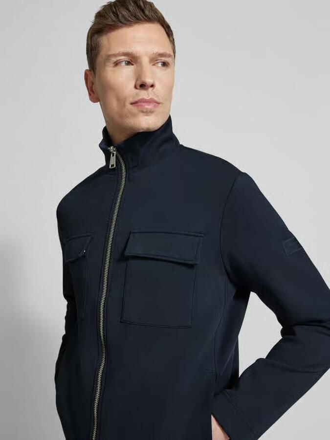 Marc O'Polo Regular fit sweatjack van katoenmix