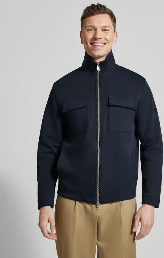 Marc O'Polo Regular fit sweatjack van katoenmix - Foto 2