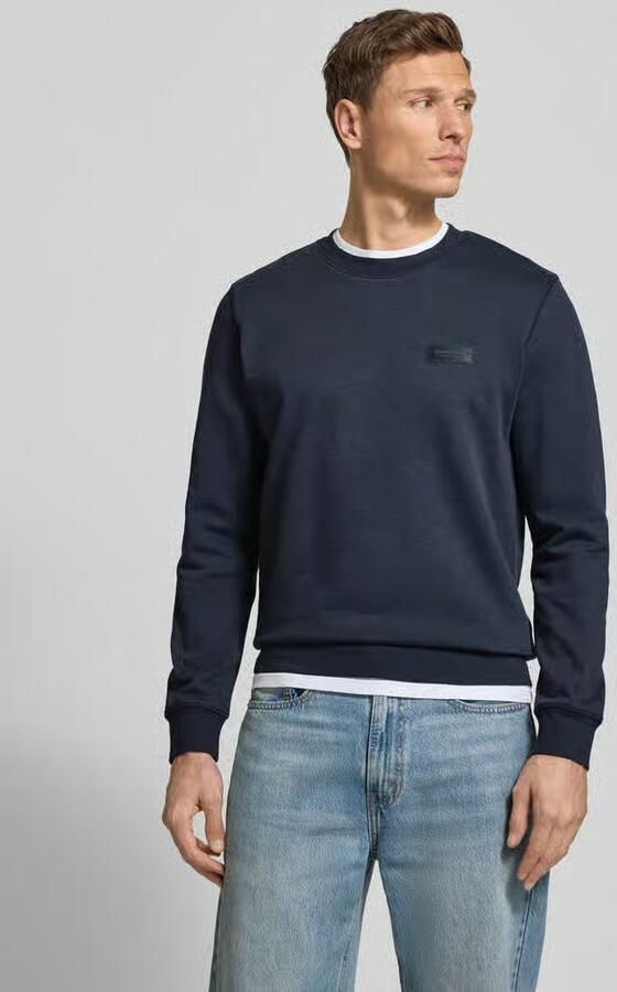 Marc O'Polo Regular fit sweatshirt van puur katoen - Foto 2
