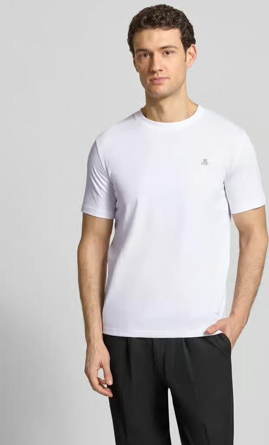 Marc O'Polo Regular fit T-shirt set van puur katoen in set van 3 - Foto 3