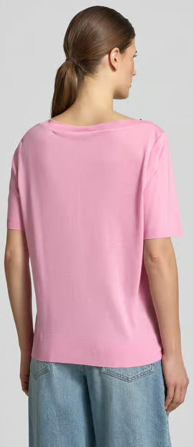 Marc O'Polo Regular fit T-shirt van mix van katoen en lyocell - Foto 3