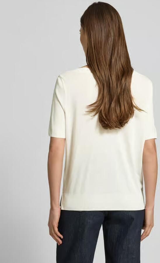 Marc O'Polo Regular fit T-shirt van mix van katoen en lyocell