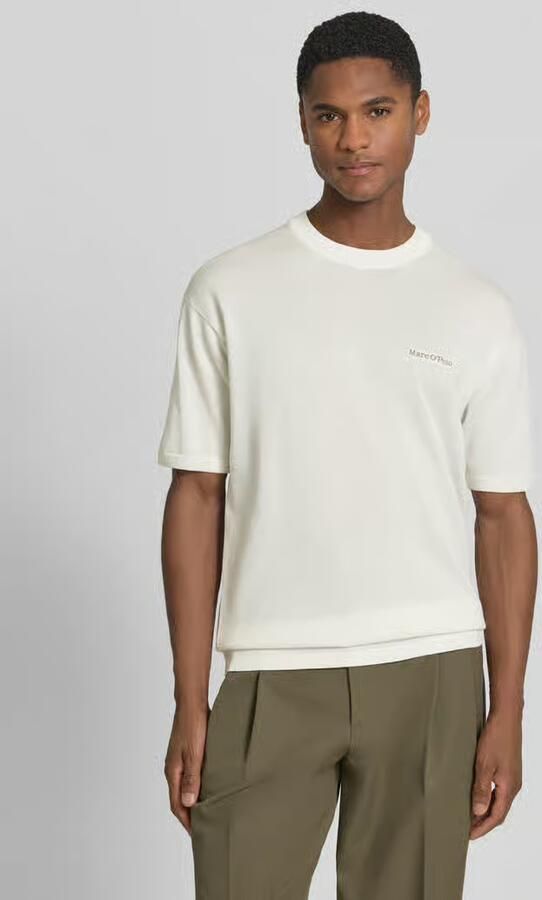 Marc O'Polo regular fit T-shirt van puur katoen × DFB Travel collectie - Foto 4
