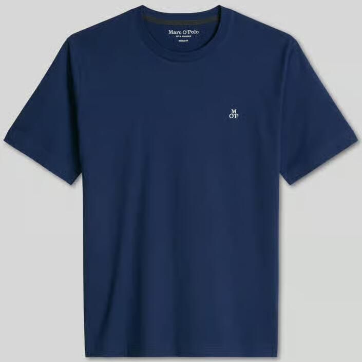 Marc O'Polo regular fit T-shirt van puur katoen met logoprint - Foto 2