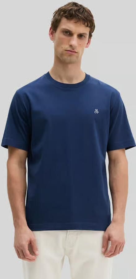Marc O'Polo regular fit T-shirt van puur katoen met logoprint - Foto 3
