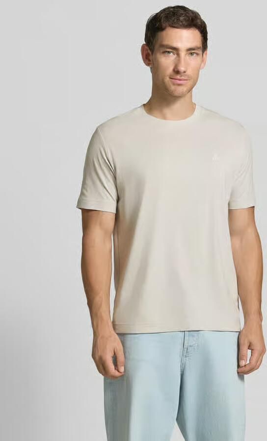 Marc O'Polo regular fit T-shirt van puur katoen met logoprint - Foto 3