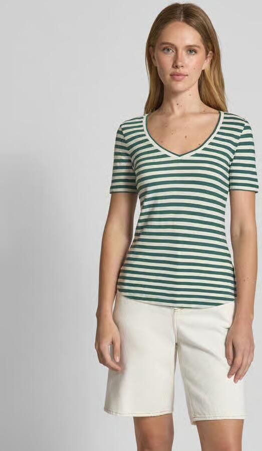 Marc O'Polo Regular fit T-shirt van slubjersey - Foto 2