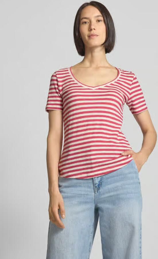 Marc O'Polo Regular fit T-shirt van slubjersey - Foto 2