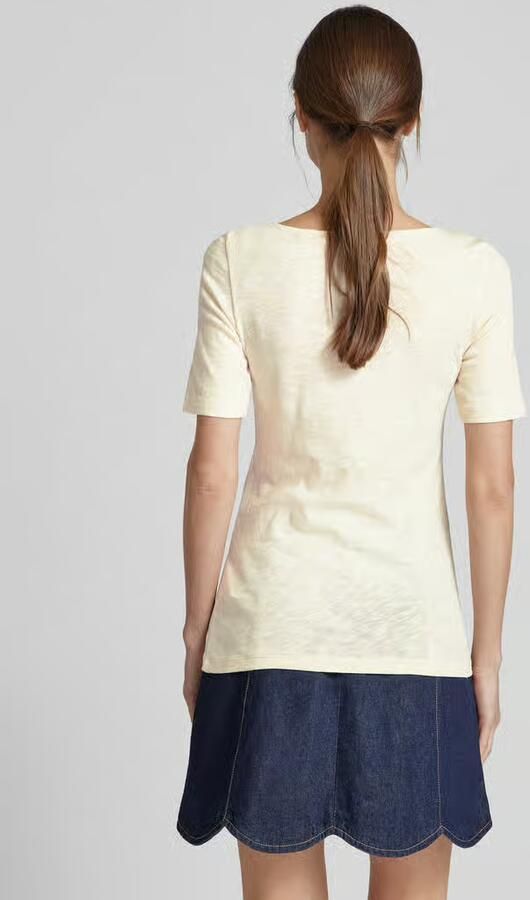 Marc O'Polo Regular fit T-shirt van zachte slub jersey