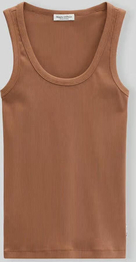 Marc O'Polo regular fit top van katoenmix - Foto 2