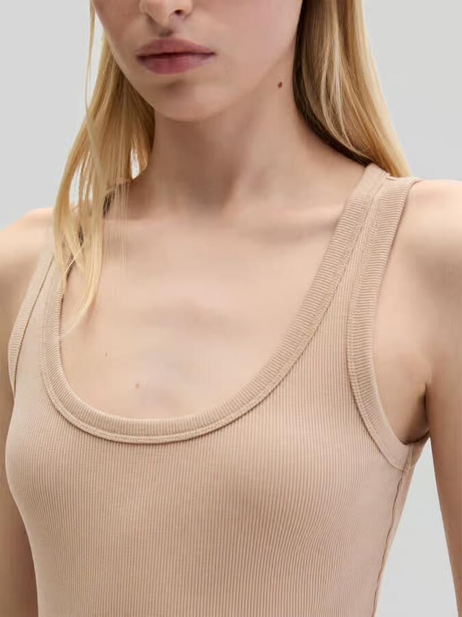 Marc O'Polo regular fit top van katoenmix