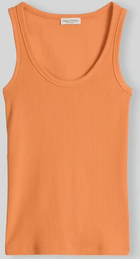 Marc O'Polo regular fit top van katoenmix - Foto 2