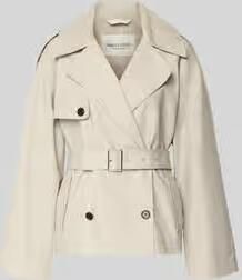 Marc O'Polo Regular fit Trenchcoat van Mix van katoen en lyocell