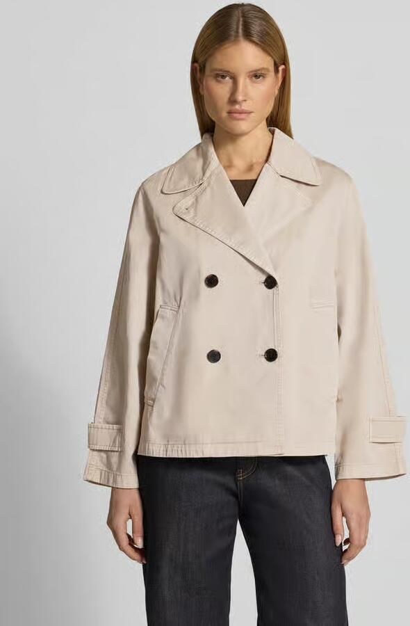 Marc O'Polo regular fit trenchcoat van puur katoen - Foto 2