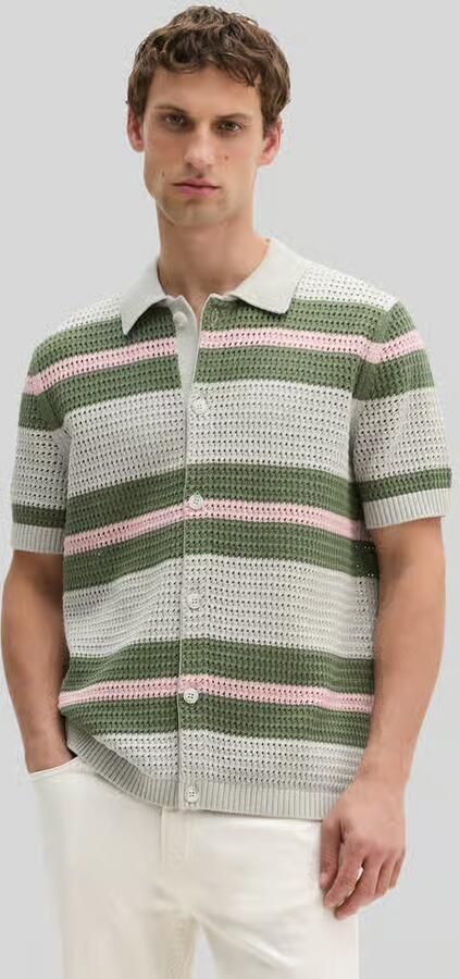 Marc O'Polo regular fit vrijetijdsoverhemd van katoenmix - Foto 3