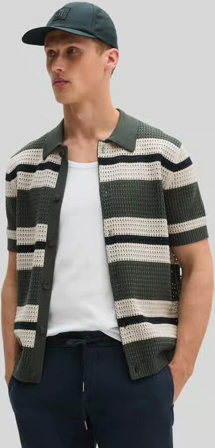 Marc O'Polo regular fit vrijetijdsoverhemd van katoenmix - Foto 2