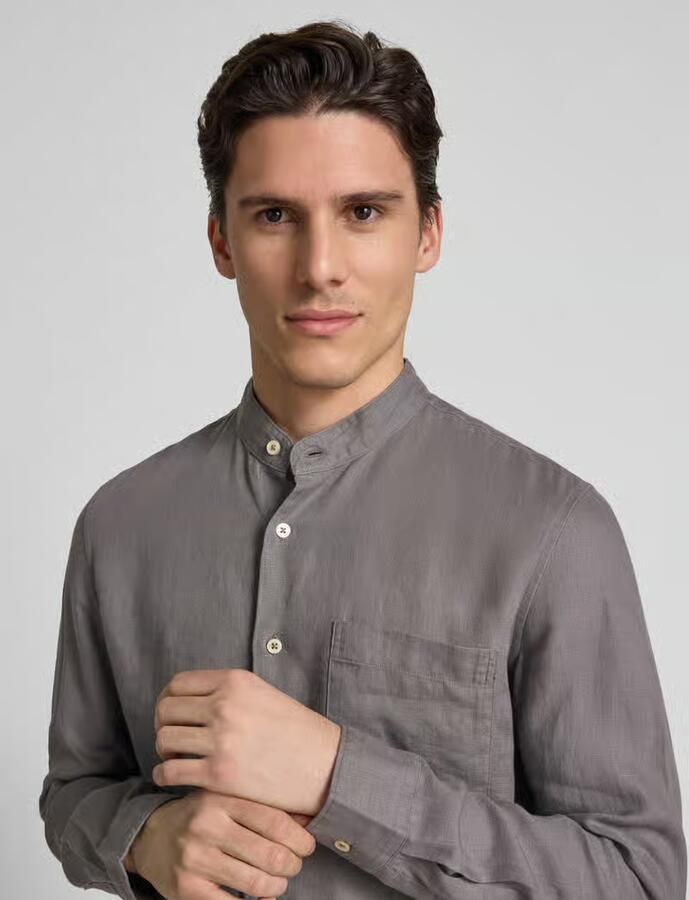 Marc O'Polo Regular fit vrijetijdsoverhemd van puur linnen - Foto 2