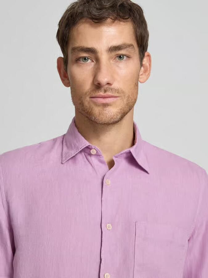 Marc O'Polo regular fit vrijetijdsoverhemd van puur linnen