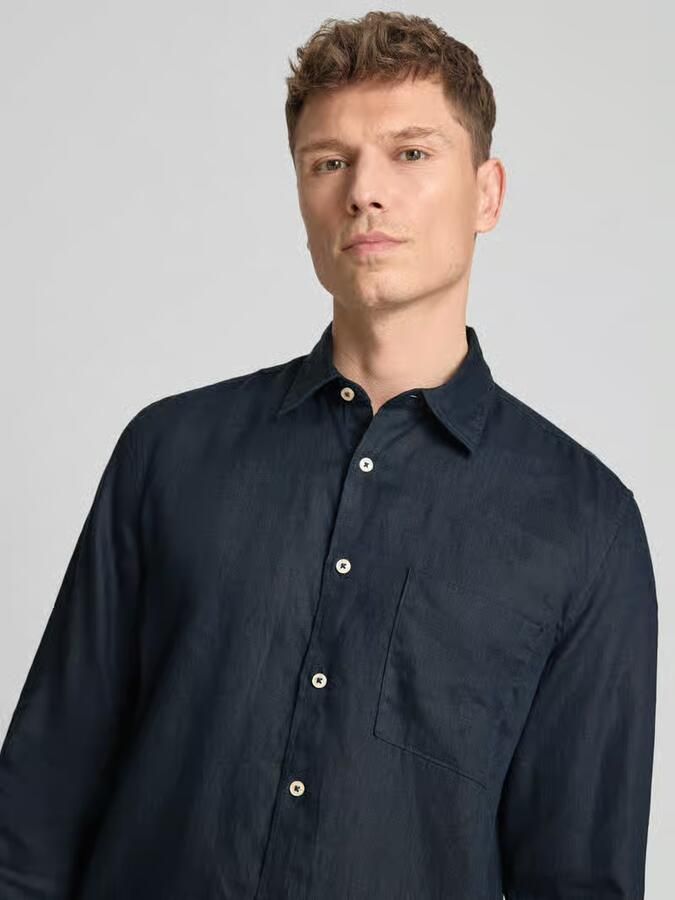 Marc O'Polo regular fit vrijetijdsoverhemd van puur linnen
