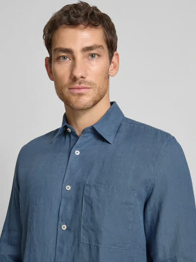 Marc O'Polo regular fit vrijetijdsoverhemd van puur linnen