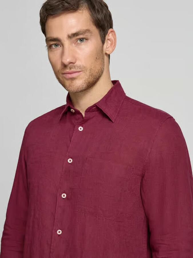 Marc O'Polo regular fit vrijetijdsoverhemd van puur linnen
