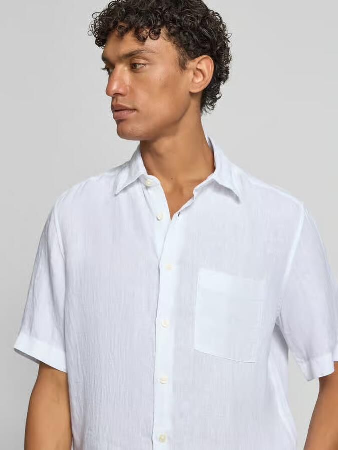Marc O'Polo regular fit vrijetijdsoverhemd van puur linnen