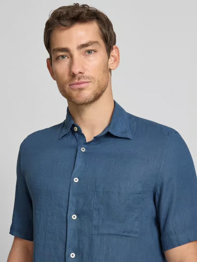 Marc O'Polo regular fit vrijetijdsoverhemd van puur linnen