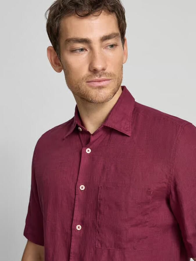 Marc O'Polo regular fit vrijetijdsoverhemd van puur linnen