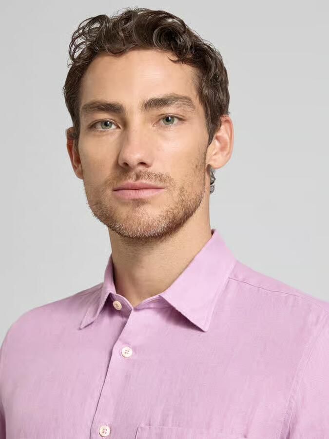 Marc O'Polo regular fit vrijetijdsoverhemd van puur linnen