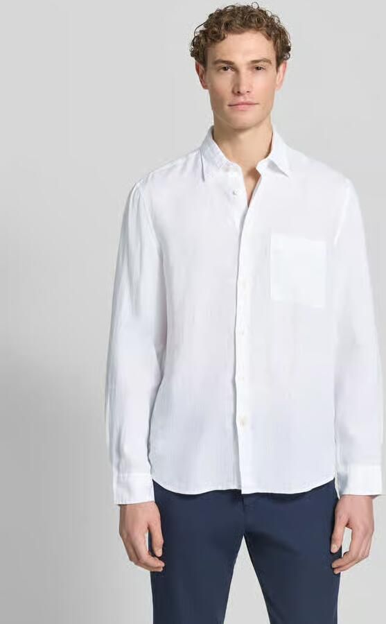 Marc O'Polo regular fit vrijetijdsoverhemd van puur linnen - Foto 4